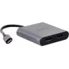 UNITEK ΑΝΤΑΠΤΟΡΑΣ USB-C, 2x HDMI, 4K@60HZ, MST, V1404B (V1404B)
