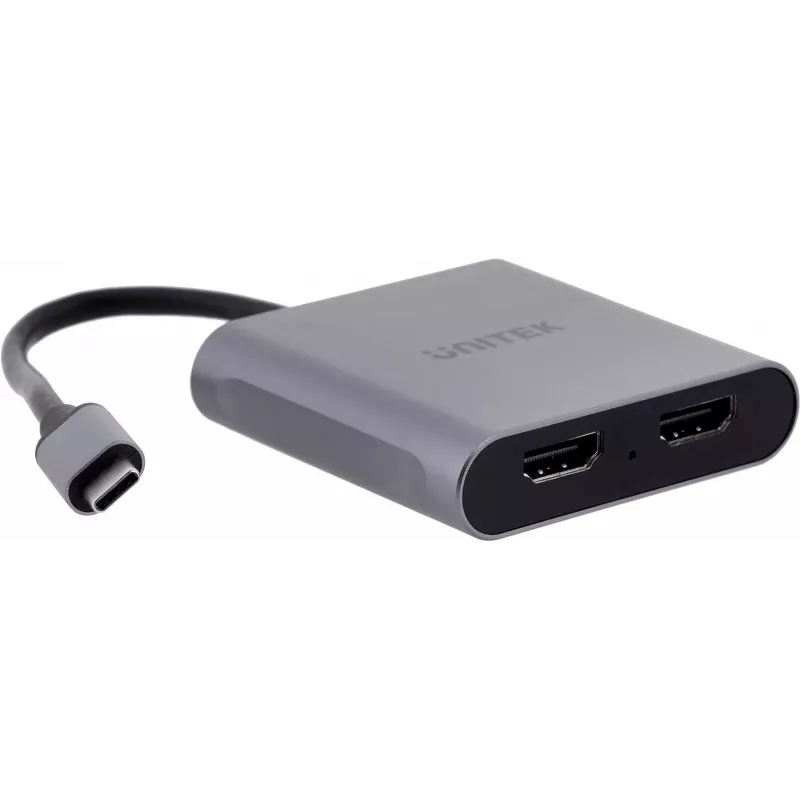 UNITEK ΑΝΤΑΠΤΟΡΑΣ USB-C, 2x HDMI, 4K@60HZ, MST, V1404B (V1404B)