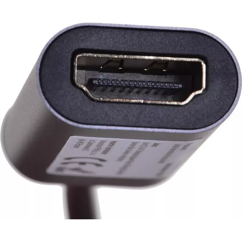 UNITEK V1420A Προσαρμογέας καλωδίου βίντεο 0,15 m USB Type-C HDMI γκρι
