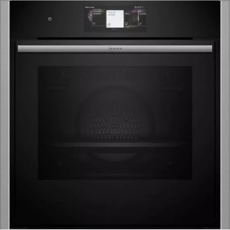 Neff B64CT73N0 Φούρνος 71 L Μαύρο, Ανοξείδωτο ατσάλι