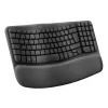 Logitech Wave Keys Office RF Wireless + Bluetooth QWERTY Δανικά Φινλανδικά Νορβηγικά Σουηδικά Graphite