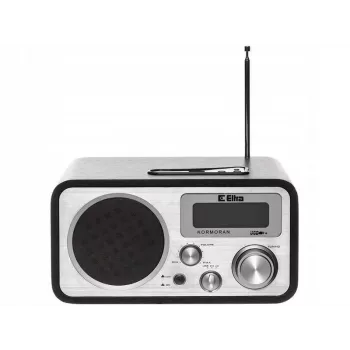 Φορητό ραδιόφωνο ELTRA Kormoran αναλογικό FM LW LCD μαύρο ασημί