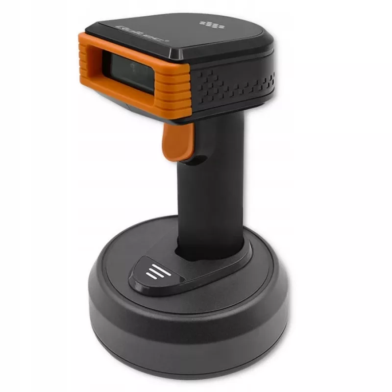 Ασύρματος αναγνώστης barcode QOLTEC 50878 1D/2D με σταθμό φόρτισης