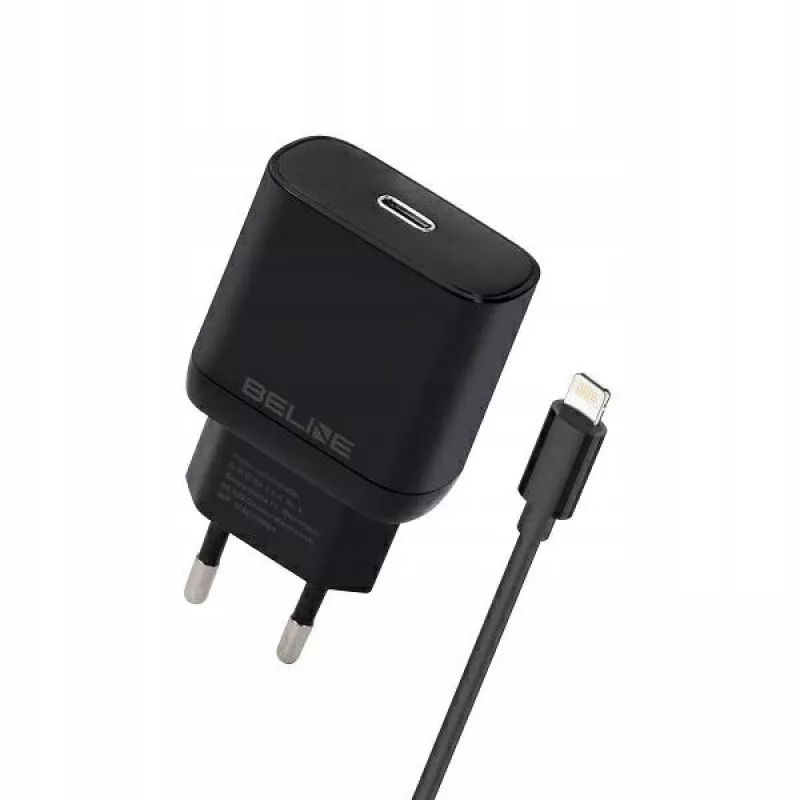 Φορτιστής 30W USB-C σε Lightning Beline Beli02174 με μαύρο καλώδιο