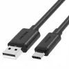 Καλώδιο USB-A σε USB-C Unitek C14068BK, 2 m, USB 2.0, μαύρο, βύσμα-βύσμα