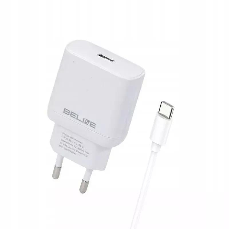 Φορτιστής 30W USB-C Beline Beli02177 λευκό με καλώδιο USB-C