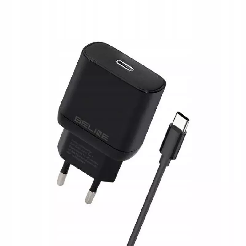 Φορτιστής Beline Beli02168 25W USB-C με καλώδιο USB-C, μαύρο