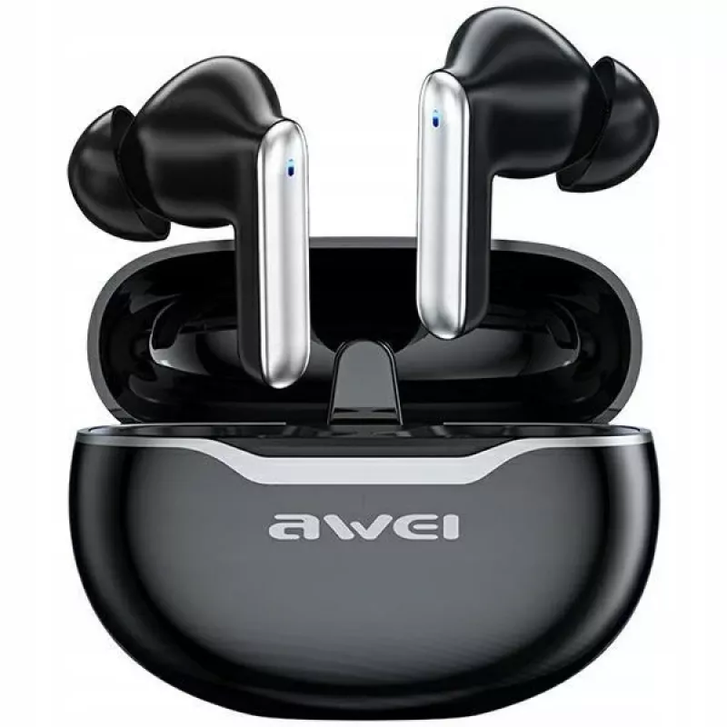 Awei Ακουστικά Bluetooth 5.3 T50 TWS θήκη φόρτισης /μαύρο