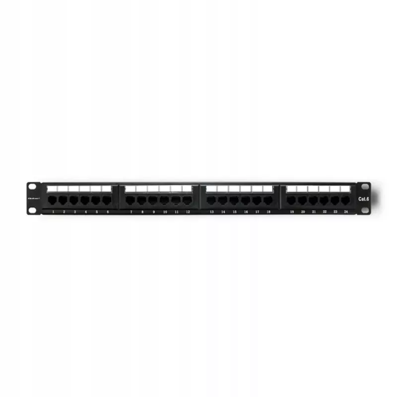 Patchpanel RACK 24 θυρών, Cat.6 UTP