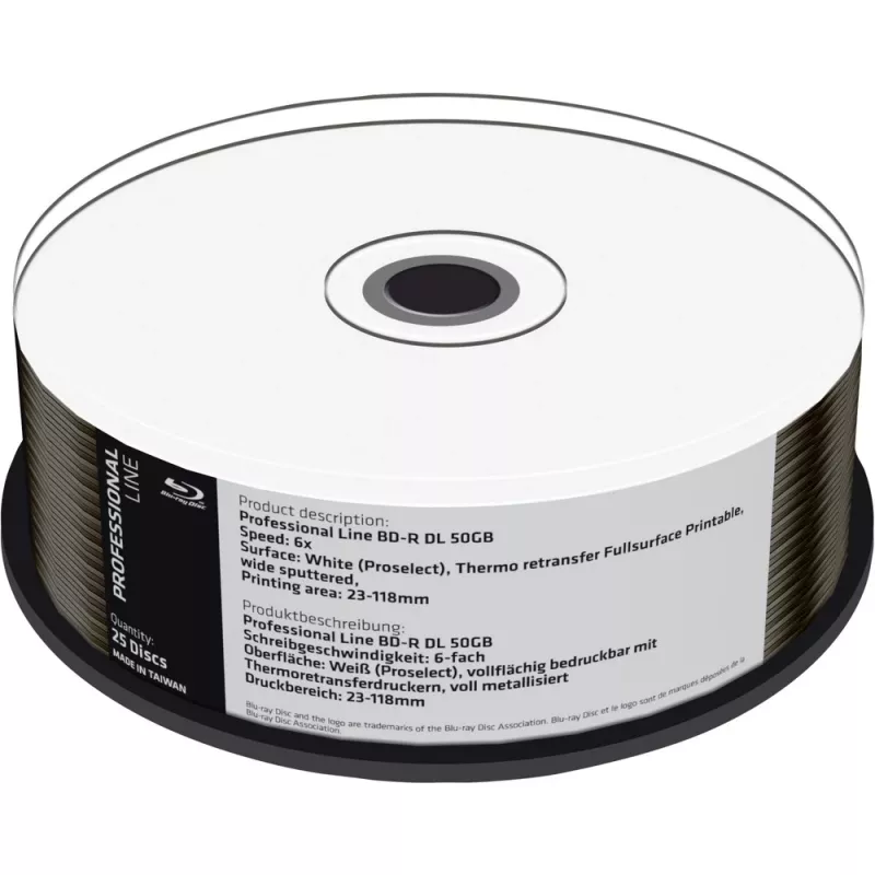 BD-R DL MediaRange 50GB Συσκευασία 25 τεμ.