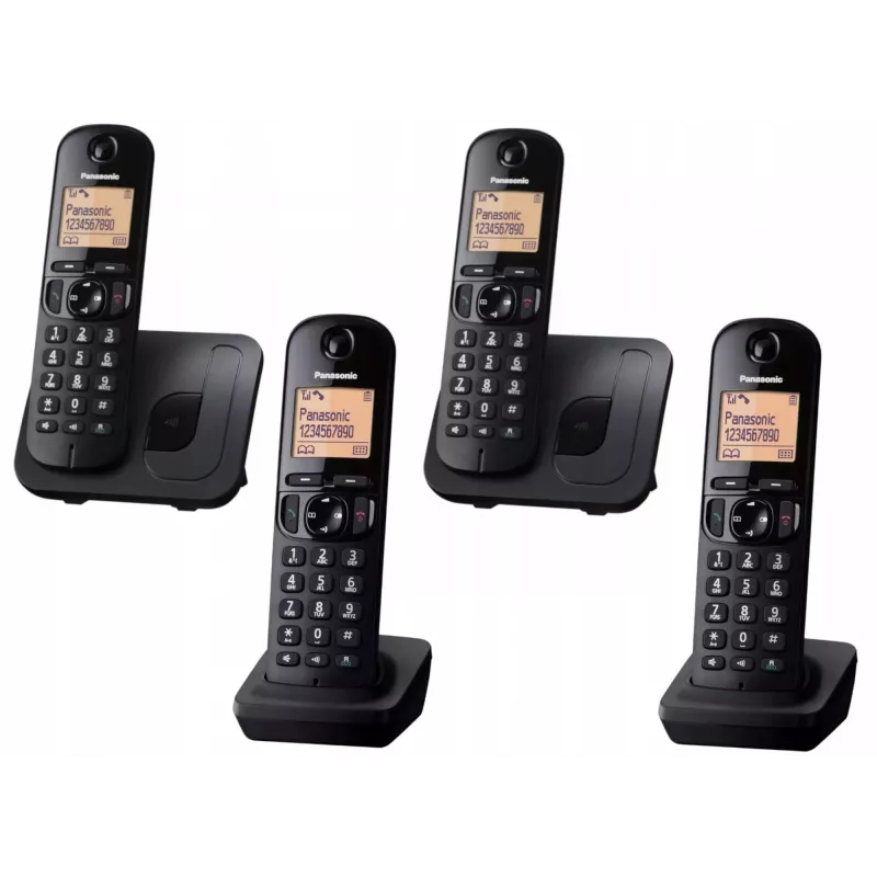 KX-TGC212 Dect Μαύρο