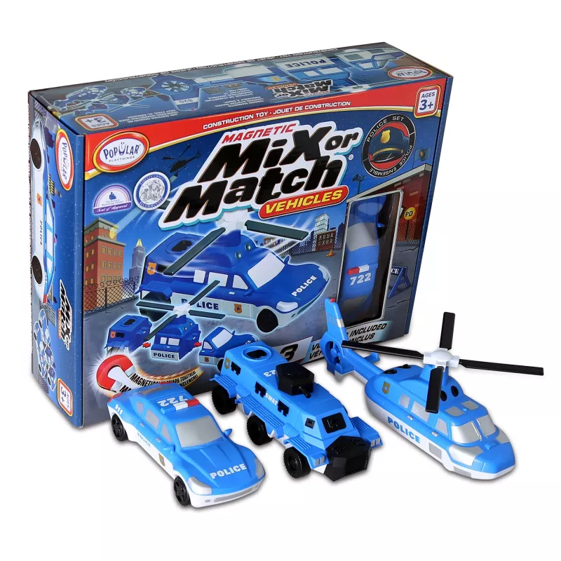 Σετ οχημάτων Popular Playthings Mix or Match Vehicles Police
