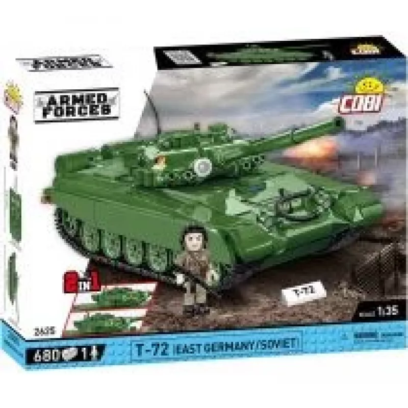 Σετ δόμησης COBI T-72 Ανατολική Γερμανία/Σοβιετική 680 τεμάχια