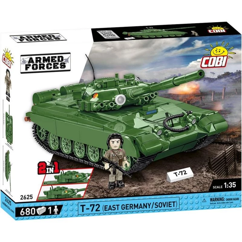 Σετ δόμησης COBI T-72 Ανατολική Γερμανία/Σοβιετική 680 τεμάχια