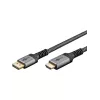 Goobay 65269 Καλώδιο προσαρμογέα βίντεο 2 m DisplayPort HDMI Γκρι (65269)
