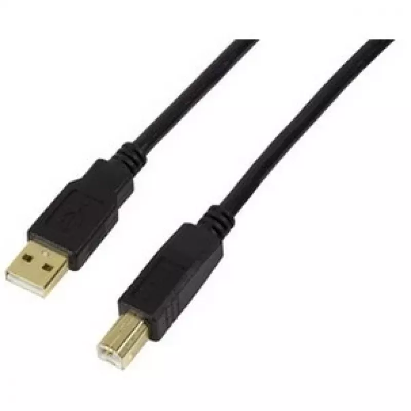 Καλώδιο USB LogiLink UA0264 USB 2.0 10 m USB A USB B Μαύρο