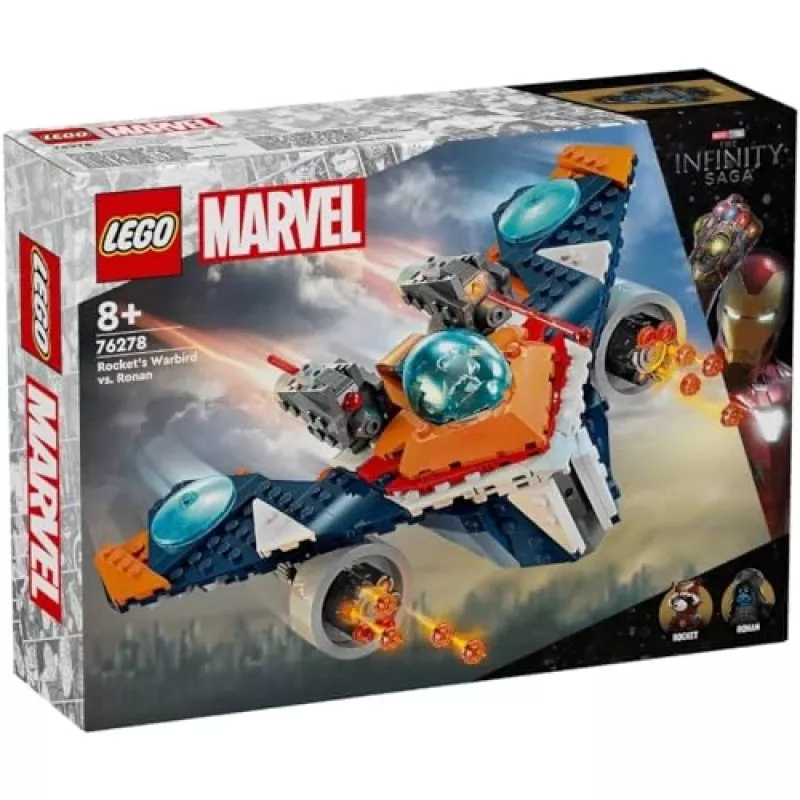 Παιχνίδι κατασκευών LEGO Marvel Super Heroes Διαστημόπλοιο του Rocket 76278 – σετ Rocket και Ronan