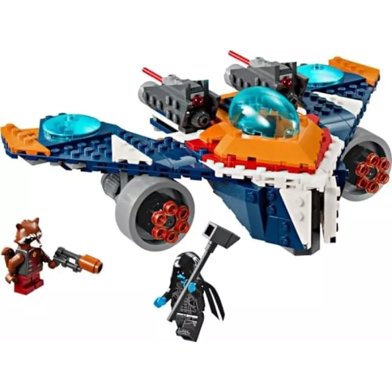 Παιχνίδι κατασκευών LEGO Marvel Super Heroes Διαστημόπλοιο του Rocket 76278 – σετ Rocket και Ronan