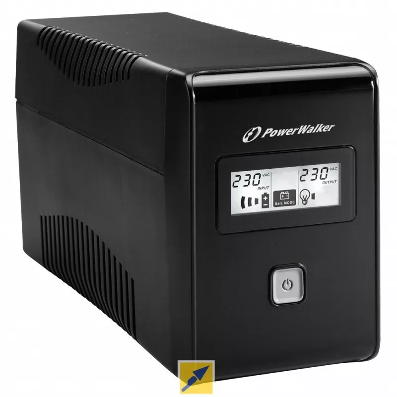 PowerWalker VI 850 LCD αδιάλειπτη παροχή ισχύος (UPS) Line-Interactive 0,85 kVA 480 W