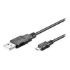 Wentronic 93918 Καλώδιο κινητού τηλεφώνου Μαύρο