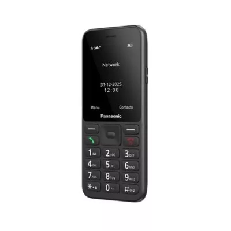 Panasonic KX-TU260EXB 4G Αναδιπλούμενο κινητό τηλέφωνο Μαύρο