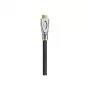 PYTHON καλώδιο HDMI 2.0 2m Μαύρο 4K 60Hz 18Gbps πλεξούδα νάιλον