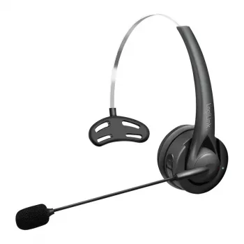 LogiLink BT0075 Ασύρματο Μονοφωνικό Ακουστικό Bluetooth 6.0 με Εύκαμπτο Μικρόφωνο, Μαύρο