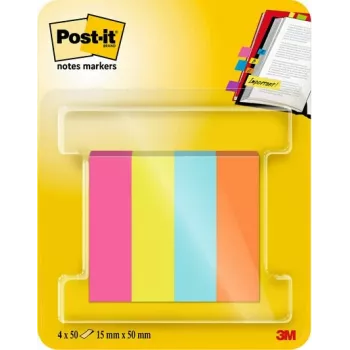3M Post-it Σελιδοδείκτης 670-4-POP Assorted 4x50 φύλλα/συσκευασία