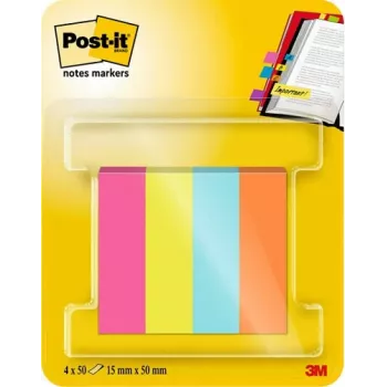 3M Post-it Σελιδοδείκτης 670-4-POP Assorted 4x50 φύλλα/συσκευασία