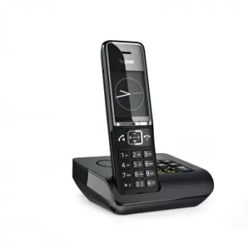 Gigaset Comfort 550A Ασύρματο τηλέφωνο με τηλεφωνητή, Μαύρο