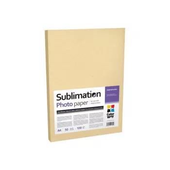 COLORWAY PSM100050A4 Χαρτί Θερμομεταφοράς για Sublimation A4 100 g/m² Γυαλιστερό 50 Φύλλα