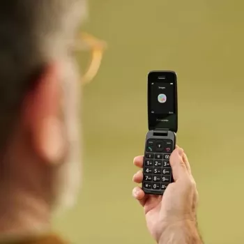 Panasonic KX-TU410EXB Κινητό Τηλέφωνο Αναδιπλούμενο Μαύρο