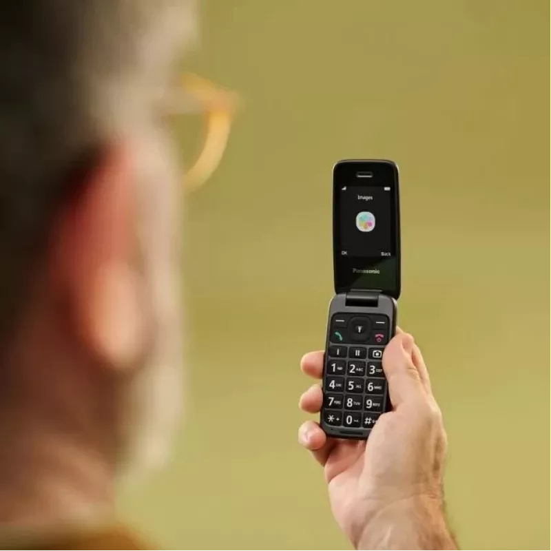 Panasonic KX-TU410EXB Κινητό Τηλέφωνο Αναδιπλούμενο Μαύρο