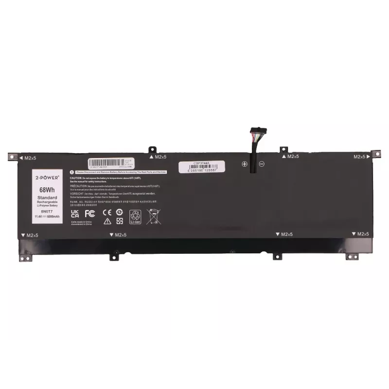 2-Power κύρια μπαταρία για Dell XPS 15 9575 2-in-1 - 68 Wh