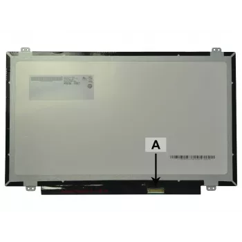 2-Power οθόνη LCD laptop 14,0 ιντσών HD γυαλιστερή με βάσεις - 1366x768 - 40-Pin LVDS