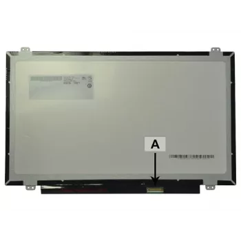 2-Power οθόνη LCD laptop 14,0 ιντσών HD γυαλιστερή με βάσεις - 1366x768 - 40-Pin LVDS