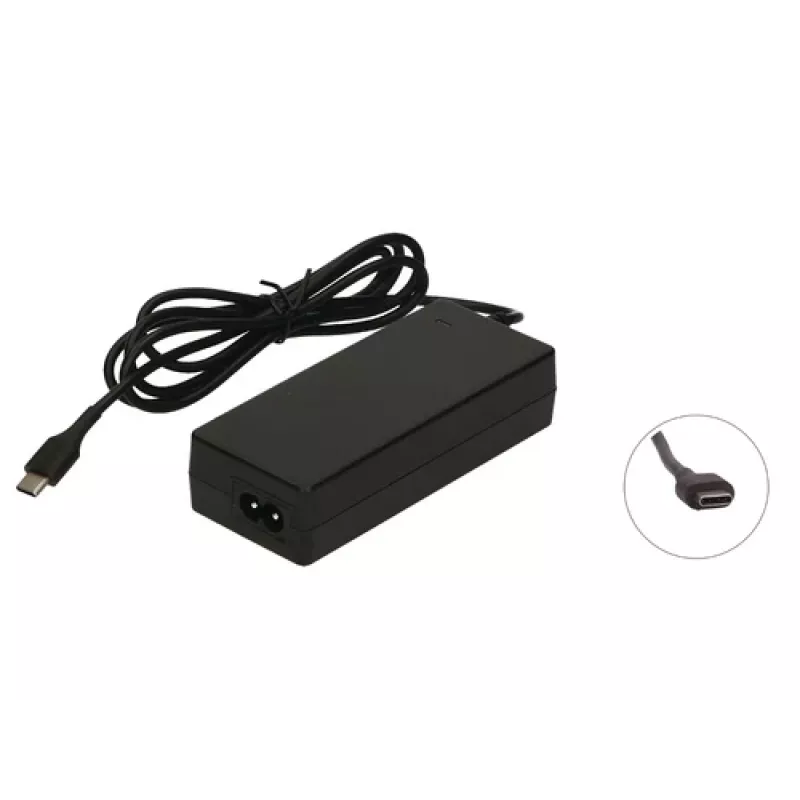 2-POWER PSA Parts CAA0744G Τροφοδοτικό AC 65W για Lenovo Notebook - Μαύρο