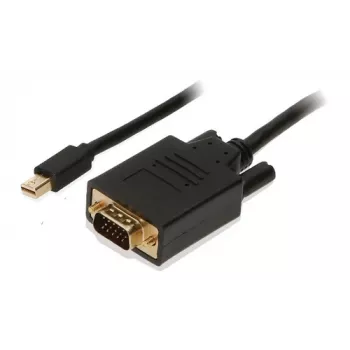2-Power CAB0027A Καλώδιο Προσαρμογέα Mini DisplayPort σε VGA 1m Μαύρο