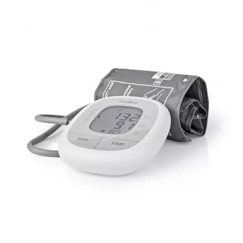 Nedis HCBL400WT Πιεσόμετρο, βραχίονας, οθόνη LCD, περιχειρίδα 22-42 cm, Λευκό