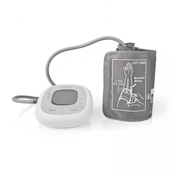 Nedis HCBL400WT Πιεσόμετρο, βραχίονας, οθόνη LCD, περιχειρίδα 22-42 cm, Λευκό