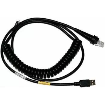 Honeywell Καλώδιο διασύνδεσης USB, USB Type-A σε USB Type-C, 3m σπιράλ καλώδιο, Μαύρο
