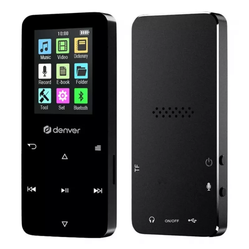 Denver MP-1830B Μαύρο MP4 player με Bluetooth, οθόνη 1,8 ιντσών, 4 GB, μαύρο