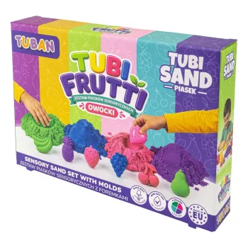 TUBAN Sensory Sand - Tubi Frutti Σετ 1 kg Πολύχρωμο Αρωματικό Φρούτων