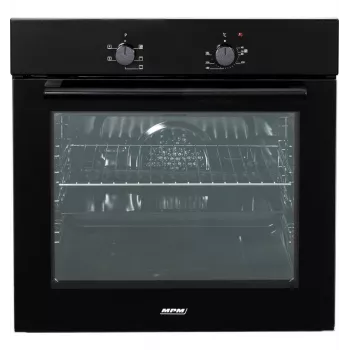 MPM MPM-63-BO-12T Εντοιχιζόμενος Ηλεκτρικός Φούρνος 65L Μαύρο/Ανοξείδωτο