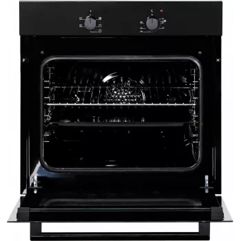 MPM MPM-63-BO-12T Εντοιχιζόμενος Ηλεκτρικός Φούρνος 65L Μαύρο/Ανοξείδωτο