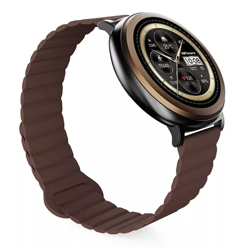 HIFUTURE Smartwatch Aurora AMOLED AI καφέ