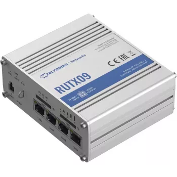 Teltonika RUTX09 Industrial 4G LTE-A Cat 6 Κυψελοειδής Router με 4-Port Gigabit Switch, Dual SIM, GNSS