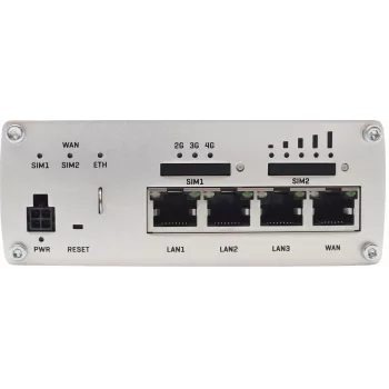 Teltonika RUTX09 Industrial 4G LTE-A Cat 6 Κυψελοειδής Router με 4-Port Gigabit Switch, Dual SIM, GNSS
