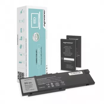 MOVANO Μπαταρία MFKVP για Dell Precision 15 7510 17 7710 - 7000 mAh (80 Wh)