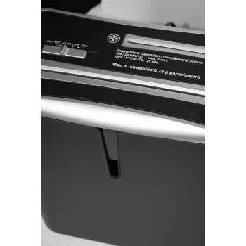 WALLNER Καταστροφέας εγγράφων XD805 CD cross-cut, 8 φύλλα, 15L, μαύρο